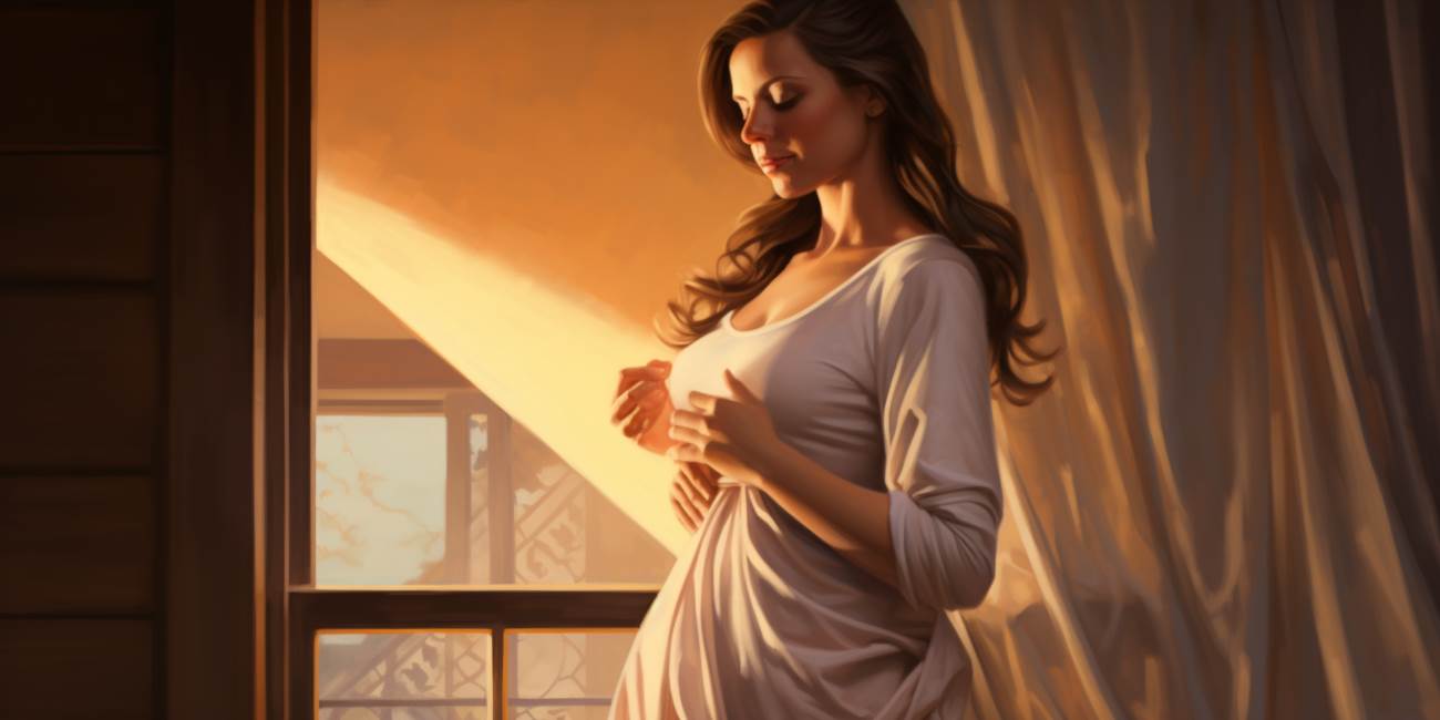 Warum fassen sich schwangere immer an den bauch?